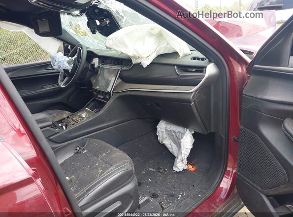 1C4RJKAG7P8886924 2023 JEEP GRAND CHEROKEE L Бордовый Вид салона спереди