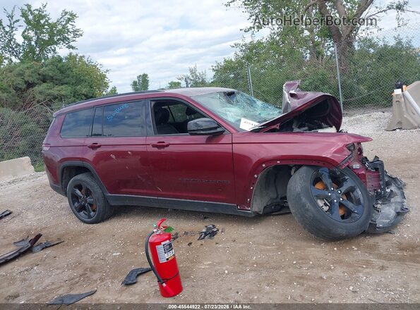 1C4RJKAG7P8886924 2023 JEEP GRAND CHEROKEE L Бордовый Вид задней части салона