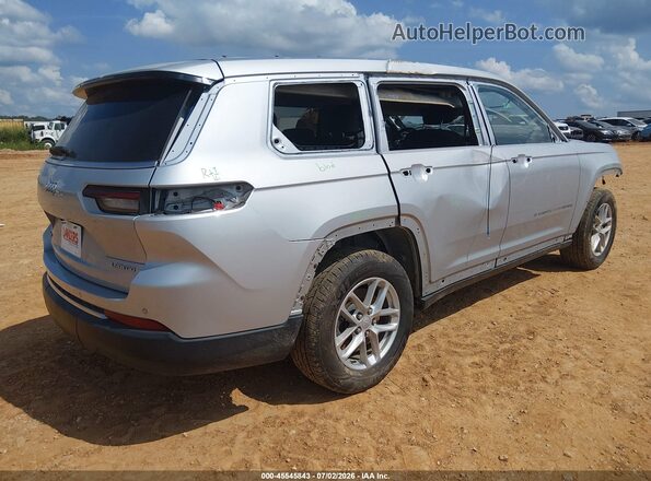 1C4RJKAG8P8893879 2023 JEEP GRAND CHEROKEE L Silver Trasero derecho
