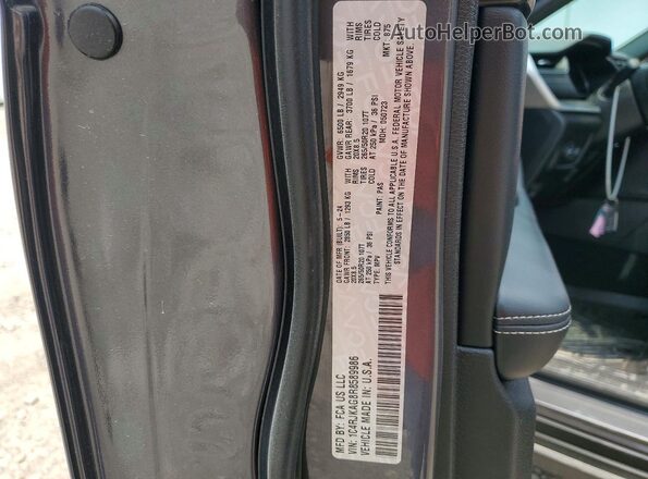 1C4RJKAG8R8589986 2024 JEEP GRAND Charcoal VIN sticker view