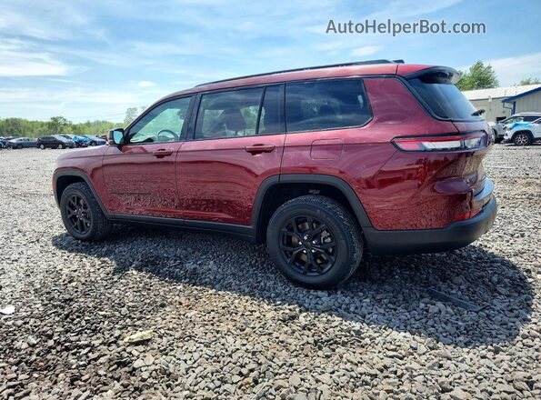1C4RJKAG9R8562490 2024 JEEP GRAND Бордовый Задняя левая четверть