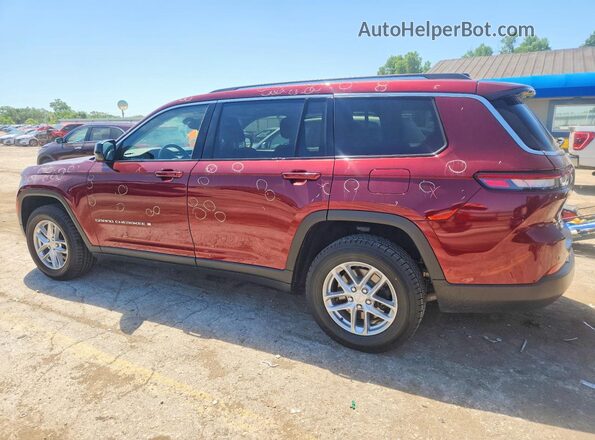 1C4RJKAGXM8209393 2021 JEEP GRAND Темно-бордовый Задняя левая четверть