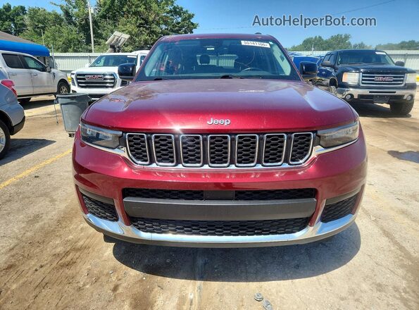1C4RJKAGXM8209393 2021 JEEP GRAND Темно-бордовый Вид спереди
