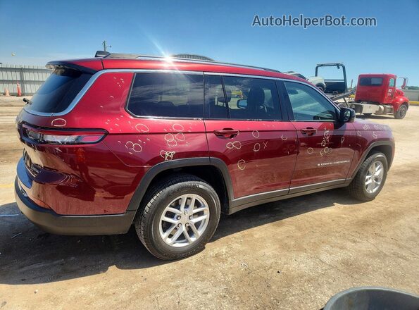 1C4RJKAGXM8209393 2021 JEEP GRAND Темно-бордовый Задняя правая четверть