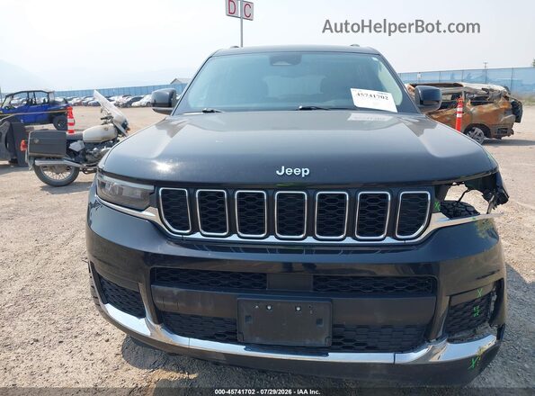 1C4RJKAGXP8839645 2023 JEEP GRAND CHEROKEE L Black Սալոնի հետևի տեսք