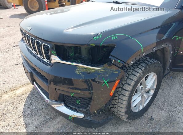 1C4RJKAGXP8839645 2023 JEEP GRAND CHEROKEE L Black Դիմացի տեսք