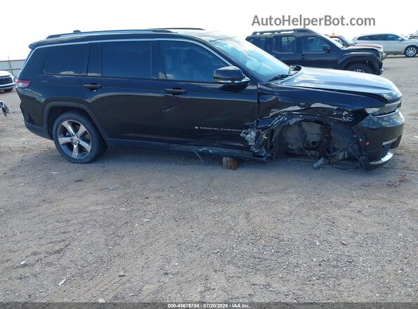 1C4RJKBG0M8207439 2021 JEEP GRAND CHEROKEE L Black Front view
