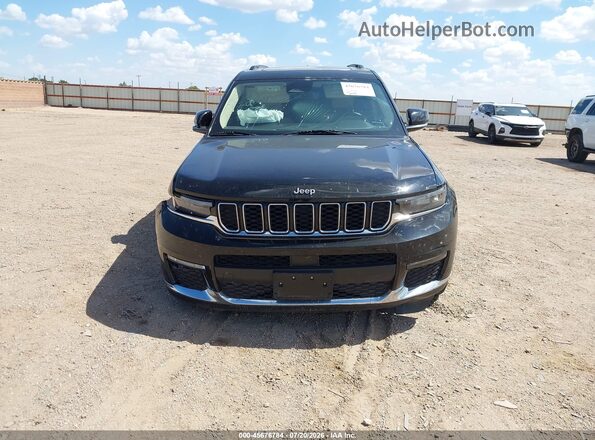1C4RJKBG0M8207439 2021 JEEP GRAND CHEROKEE L Black Rear interior view