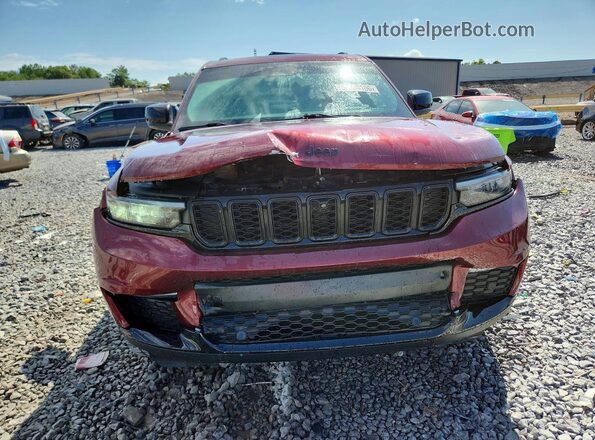 1C4RJKBG0N8552472 2022 JEEP GRAND Burgundy Front view