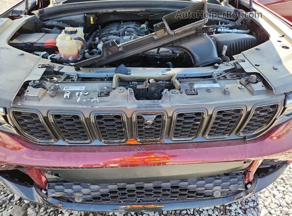 1C4RJKBG0N8552472 2022 JEEP GRAND Burgundy Engine compartment view