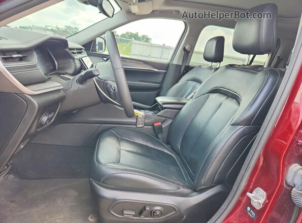 1C4RJKBG0P8719352 2023 JEEP GRAND Maroon Front interior view