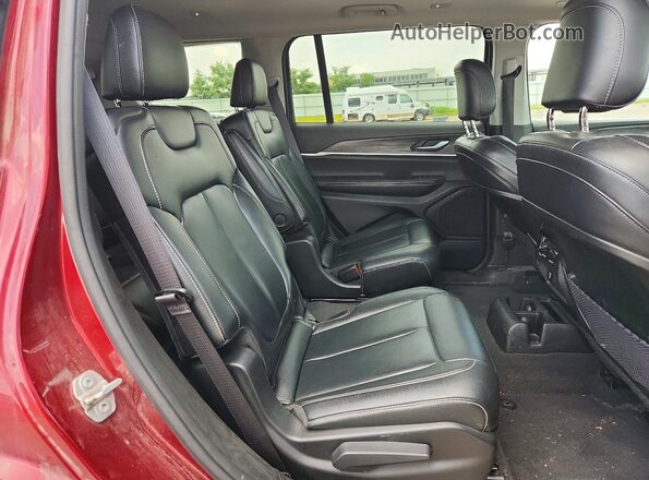 1C4RJKBG0P8719352 2023 JEEP GRAND Maroon Rear interior view