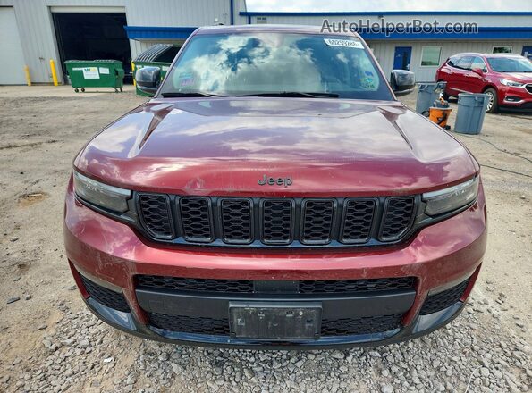 1C4RJKBG0P8719352 2023 JEEP GRAND Maroon Front view