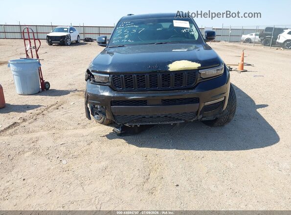 1C4RJKBG0P8743537 2023 JEEP GRAND CHEROKEE L Black Вид спереду