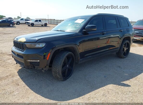 1C4RJKBG0P8743537 2023 JEEP GRAND CHEROKEE L Black Передня ліва чверть