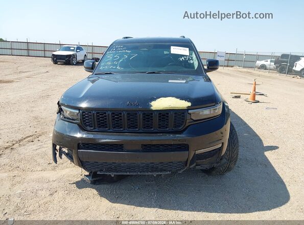 1C4RJKBG0P8743537 2023 JEEP GRAND CHEROKEE L Black Вид щитка приладів
