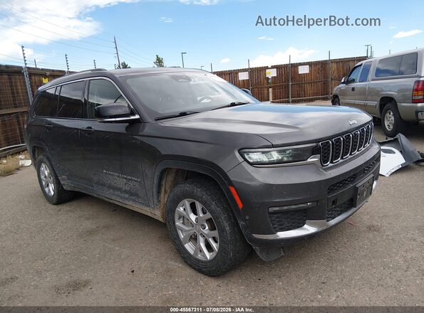 1C4RJKBG0P8744817 2023 JEEP GRAND CHEROKEE L Black Rear interior view