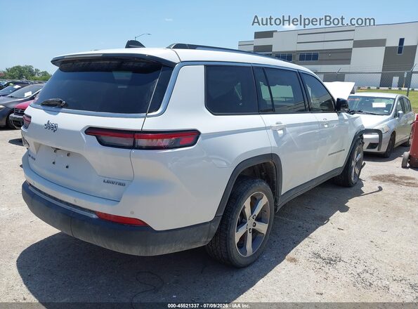 1C4RJKBG1M8105860 2021 JEEP GRAND CHEROKEE L White Trasero derecho