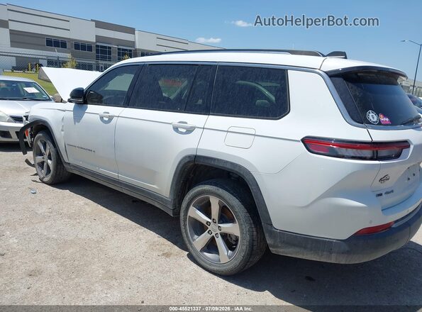1C4RJKBG1M8105860 2021 JEEP GRAND CHEROKEE L White Trasero izquierdo