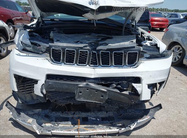 1C4RJKBG1M8105860 2021 JEEP GRAND CHEROKEE L White Vista frontal