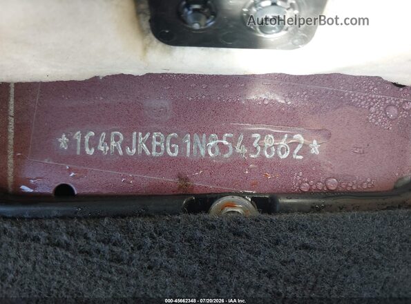 1C4RJKBG1N8543862 2022 JEEP GRAND CHEROKEE L Burgundy Instrument cluster view