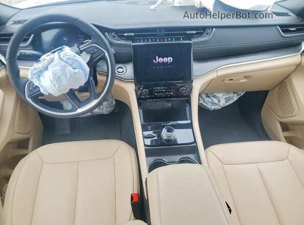 1C4RJKBG1S8627658 2025 JEEP GRAND White Առջևի վահանակի տեսք