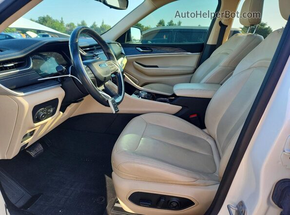 1C4RJKBG2M8144750 2021 JEEP GRAND White Вид салону спереду