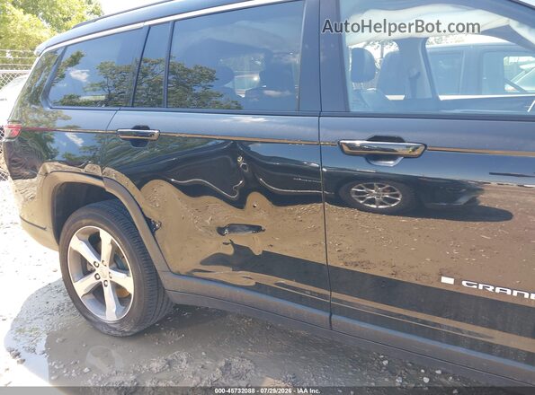 1C4RJKBG2M8186514 2021 JEEP GRAND CHEROKEE L Black წინა ხედი