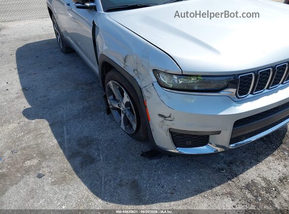 1C4RJKBG2R8519432 2024 JEEP GRAND CHEROKEE L Silver Widok z przodu
