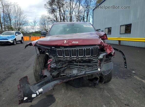 1C4RJKBG2S8631427 2025 JEEP GRAND Maroon Vista frontal