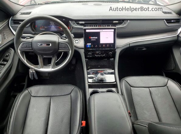 1C4RJKBG2S8631427 2025 JEEP GRAND Maroon Vista del salpicadero