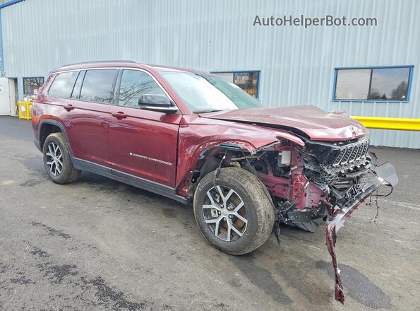 1C4RJKBG2S8631427 2025 JEEP GRAND Maroon Delantero derecho