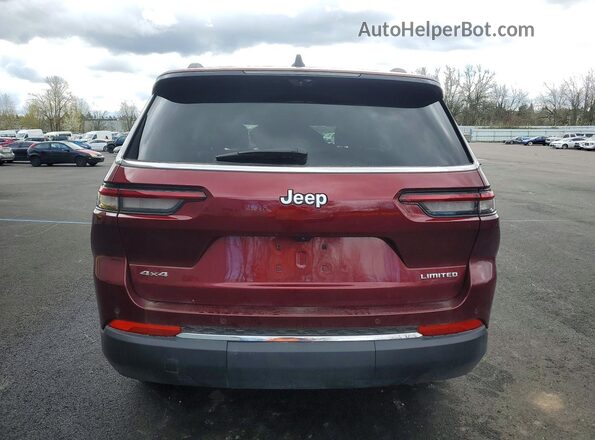 1C4RJKBG2S8631427 2025 JEEP GRAND Maroon Vista trasera