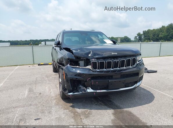 1C4RJKBG3M8125530 2021 JEEP GRAND CHEROKEE L Черный Вид спереди