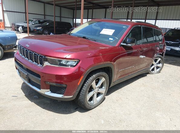1C4RJKBG3M8206902 2021 JEEP GRAND CHEROKEE L Red Przód lewy