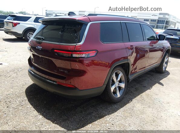 1C4RJKBG3M8206902 2021 JEEP GRAND CHEROKEE L Red Tył prawy