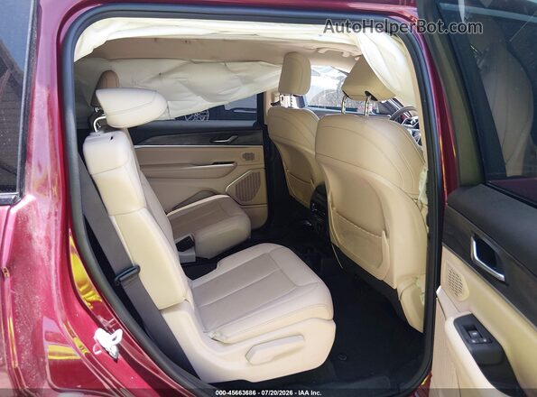 1C4RJKBG3M8206902 2021 JEEP GRAND CHEROKEE L Red Widok naklejki z numerem VIN