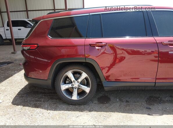 1C4RJKBG3M8206902 2021 JEEP GRAND CHEROKEE L Red Widok z przodu
