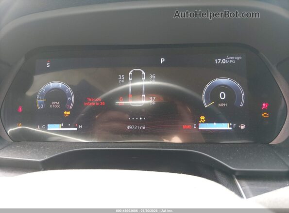 1C4RJKBG3M8206902 2021 JEEP GRAND CHEROKEE L Red Widok tylnych siedzeń