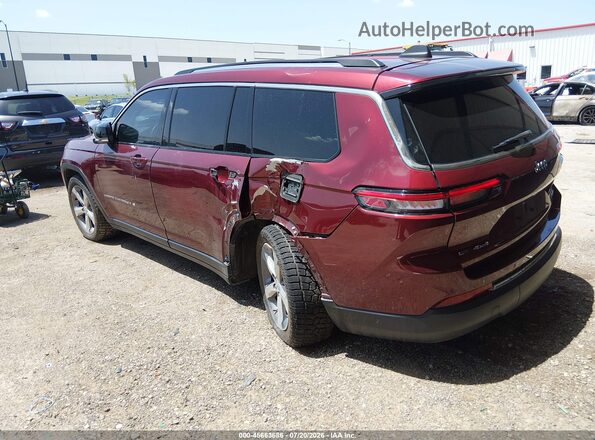 1C4RJKBG3M8206902 2021 JEEP GRAND CHEROKEE L Red Tył lewy
