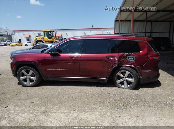 1C4RJKBG3M8206902 2021 JEEP GRAND CHEROKEE L Red Widok wnętrza 360 stopni