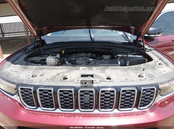 1C4RJKBG3M8206902 2021 JEEP GRAND CHEROKEE L Red Widok z tyłu