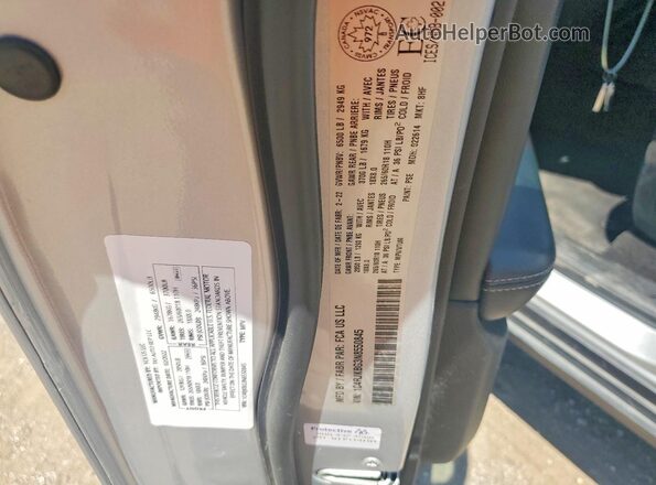 1C4RJKBG3N8550845 2022 JEEP GRAND Silver VIN կոդի պիտակի տեսք