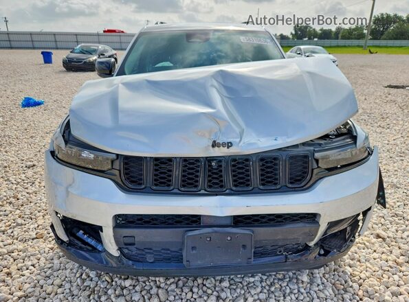 1C4RJKBG3P8729177 2023 JEEP GRAND Silver Front view