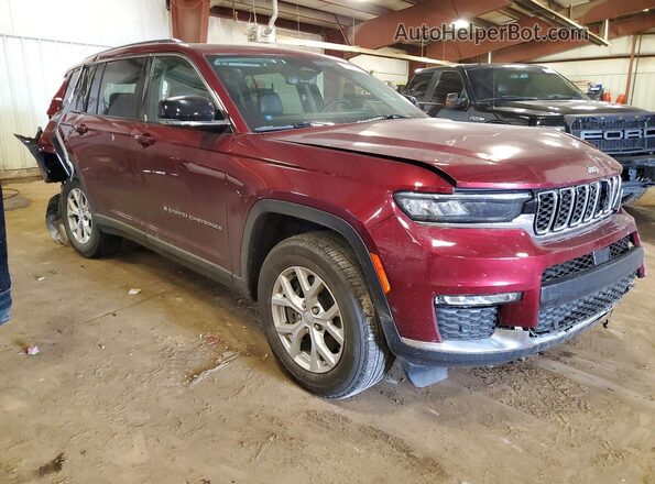 1C4RJKBG3P8733424 2023 JEEP GRAND Темно-бордовый Передняя правая четверть