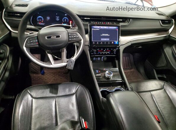 1C4RJKBG3P8733424 2023 JEEP GRAND Темно-бордовый Вид панели приборов