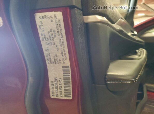 1C4RJKBG3P8733424 2023 JEEP GRAND Темно-бордовый Панорамный вид салона 360°