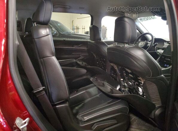 1C4RJKBG3P8733424 2023 JEEP GRAND Темно-бордовый Вид задней части салона