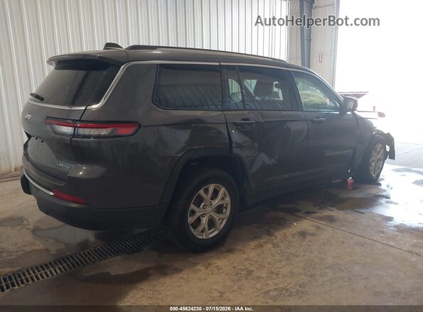 1C4RJKBG3P8828887 2023 JEEP GRAND CHEROKEE L Серый Задняя правая четверть