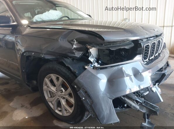 1C4RJKBG3P8828887 2023 JEEP GRAND CHEROKEE L Серый Вид спереди